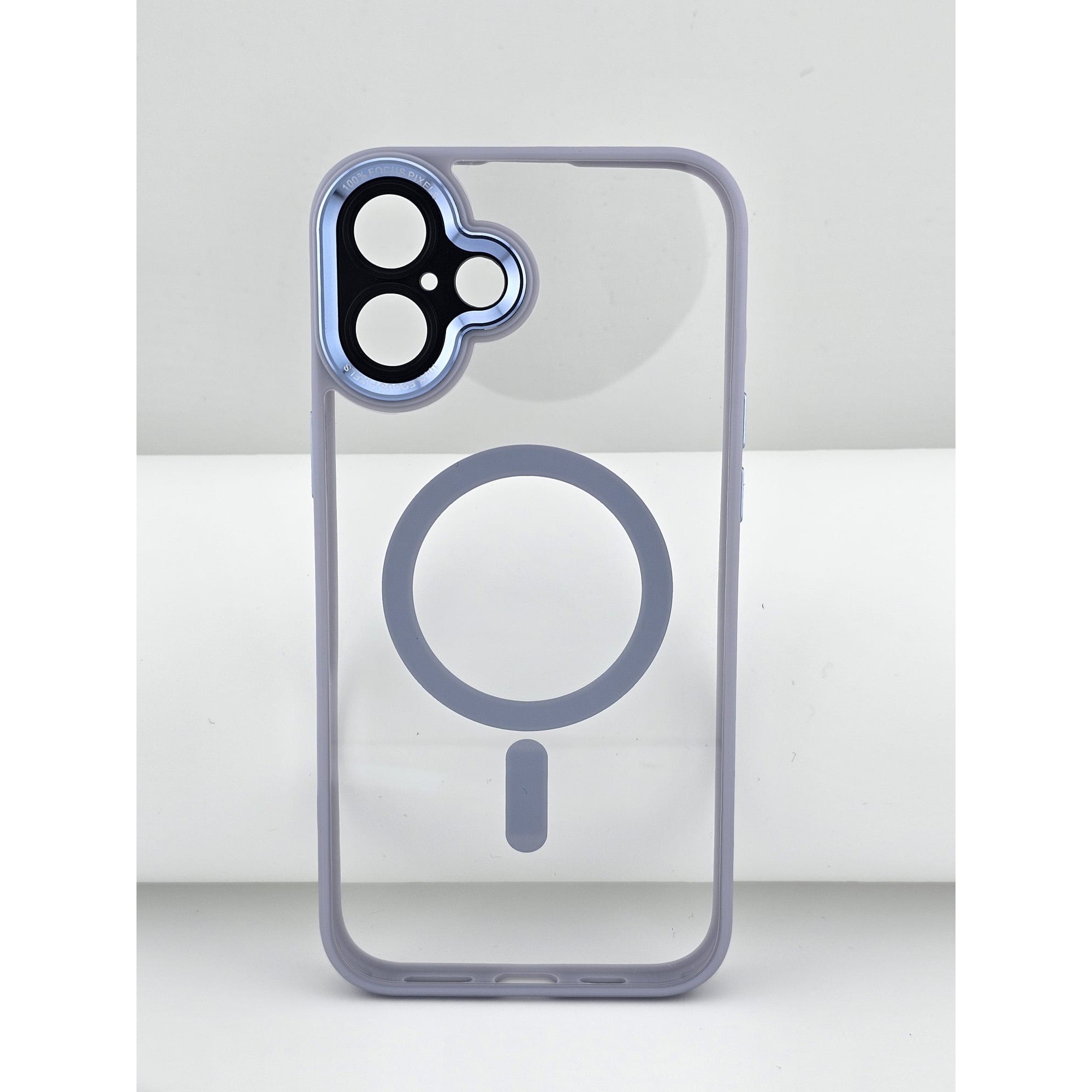 Husa de Protectie Compatibil cu iPhone 16 Plus, Flippy, Incarcare Wireless, Tehnologie Magsafe, Carcasa din TPU/ PC, Protectie Camera, Antisoc, Antizgariere, Mov (lila) - Transparent