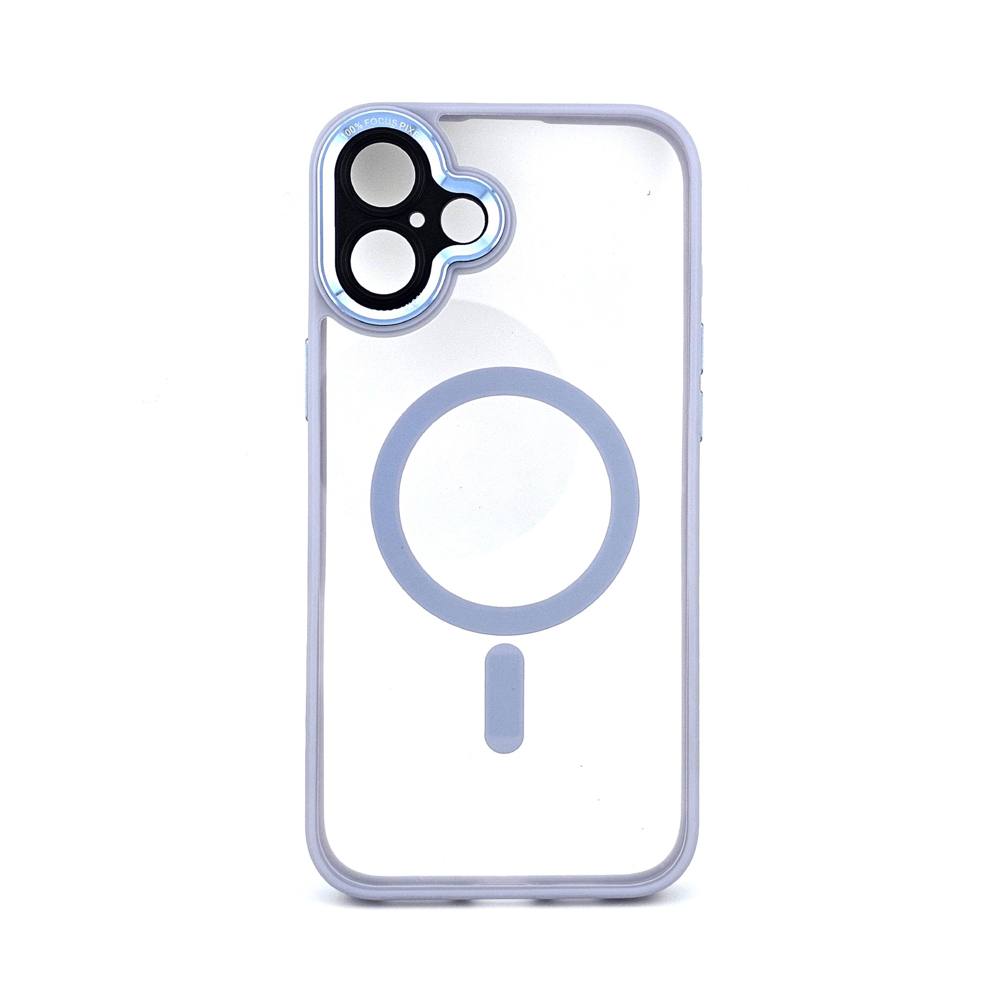 Husa de Protectie Compatibil cu iPhone 16 Plus, Flippy, Incarcare Wireless, Tehnologie Magsafe, Carcasa din TPU/ PC, Protectie Camera, Antisoc, Antizgariere, Mov (lila) - Transparent
