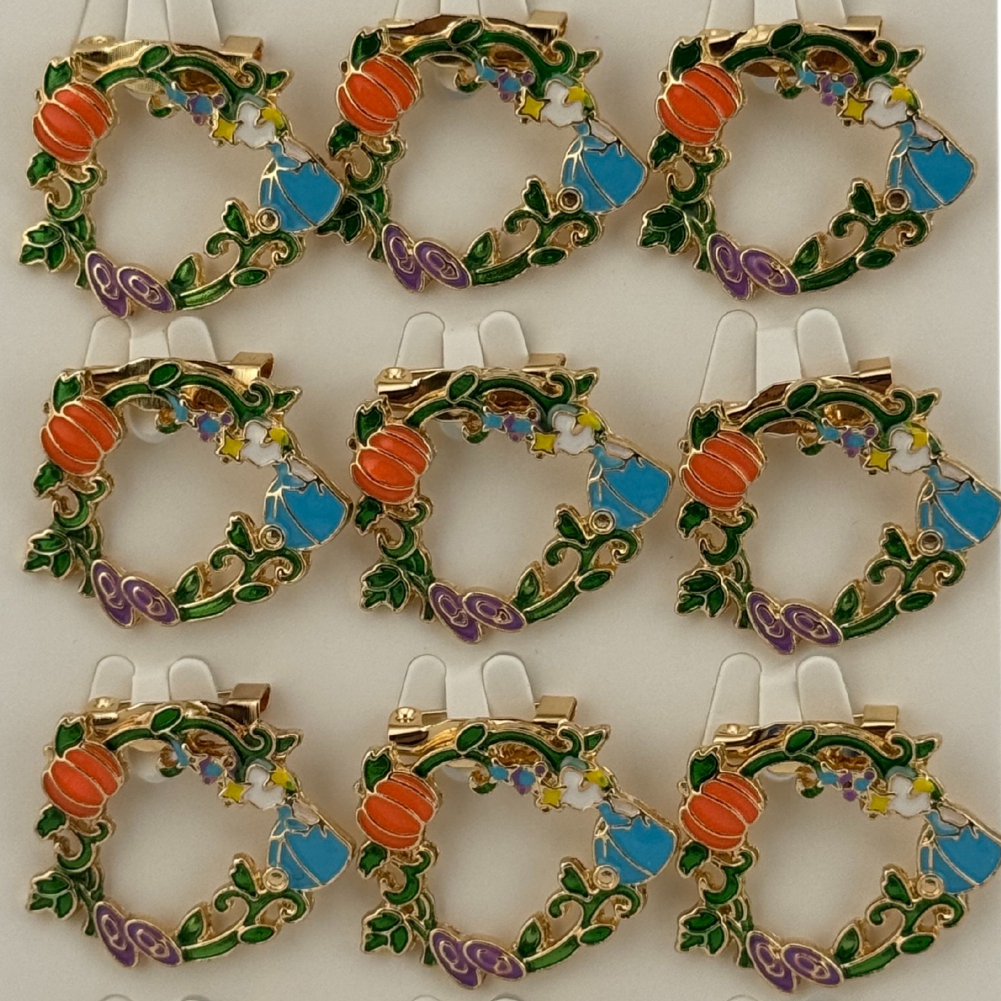 Set 12 Brose Martisor Primavara, Jolie, Model Coroana de Flori, Multicolor
