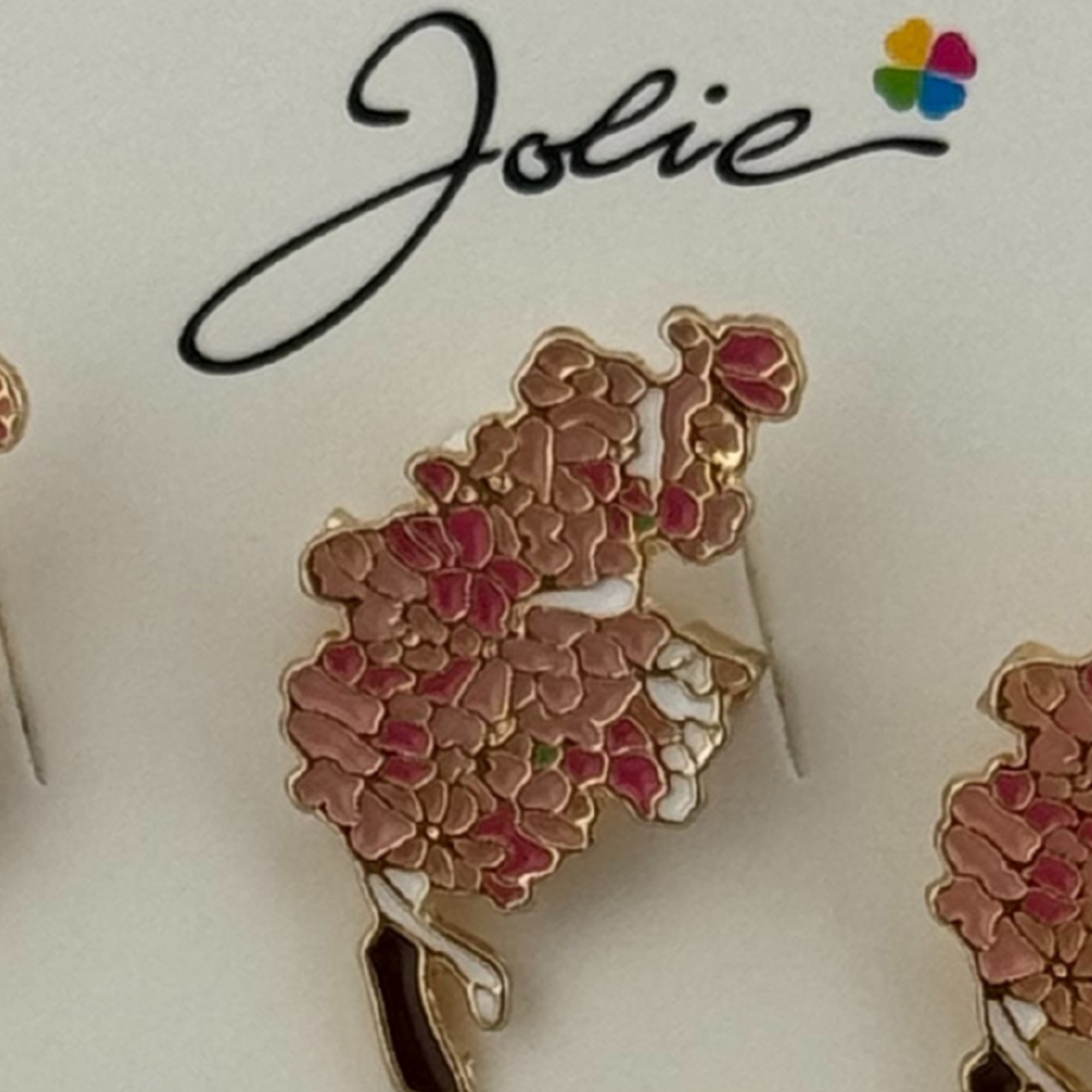 Set 12 Brose Martisor Primavara, Jolie, Model Buchet de Flori Roz