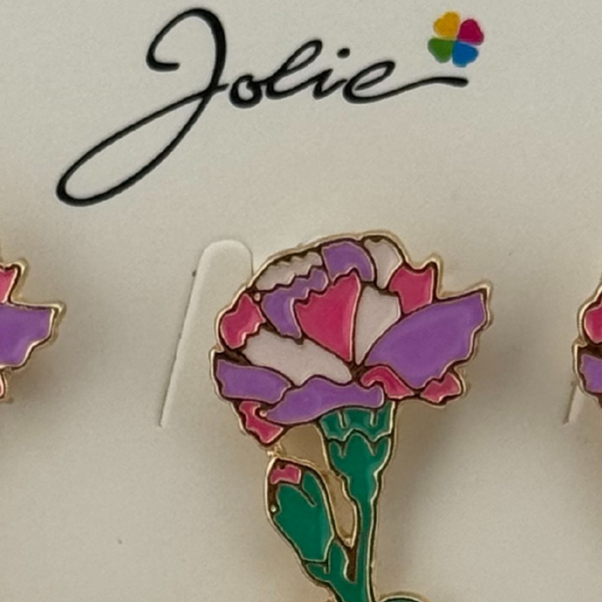 Set 12 Brose Martisor Primavara, Jolie, Model Garoafe Roz