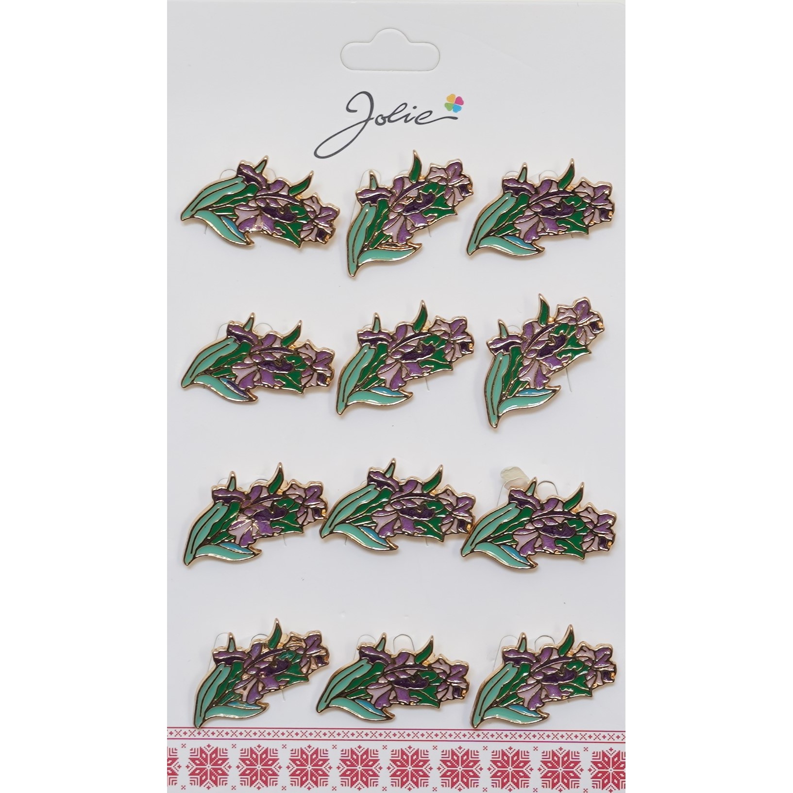 Set 12 Brose Martisor Flori Mov