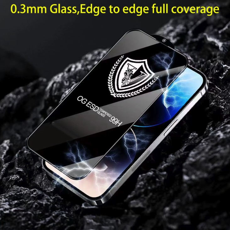 Folie Sticla Securizata, Flippy, compatibila cu Apple iPhone 15 Pro Max, Sticla, Super HD Glass, Anti-static, Margini Negre, 99H OG, Transparent