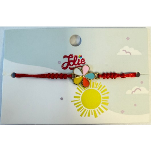 Martisor Bratara Copii - Martisor Bratara cu Impletitura pentru Copii, Model 15