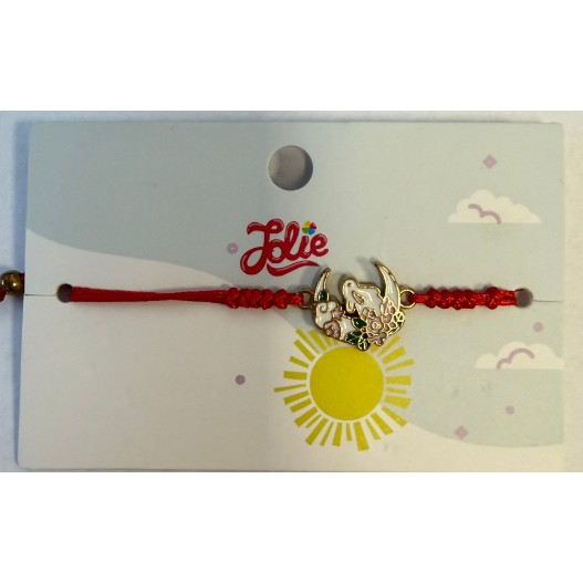 Martisor Bratara Copii - Martisor Bratara cu Impletitura pentru Copii, Model 19