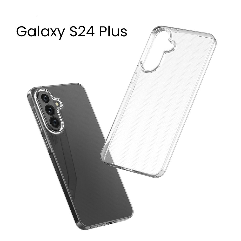 Husa de Protectie, Flippy, Husa de Protectie pentru Samsung Galaxy S24 Plus, tip Carcasa, subtire din Silicon TPU, 1 mm, Protect Plus, Transparenta