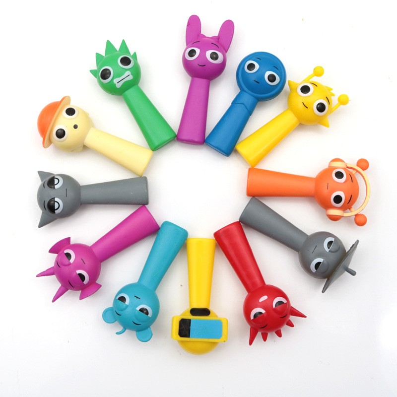 Mini Figurina Sprunki, Flippy, MisteryBox, 12 Personaje Diverse de Colectionat, 6.8 - 8.2 cm, Multicolor