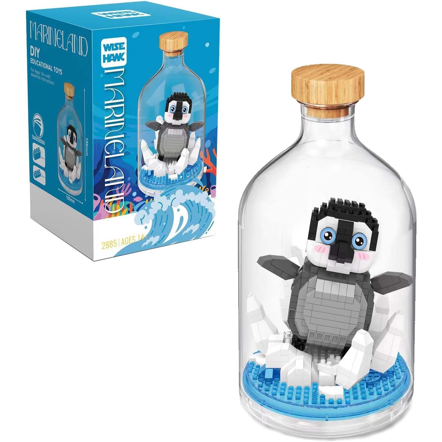 Set de construit Flippy pinguin 553 piese