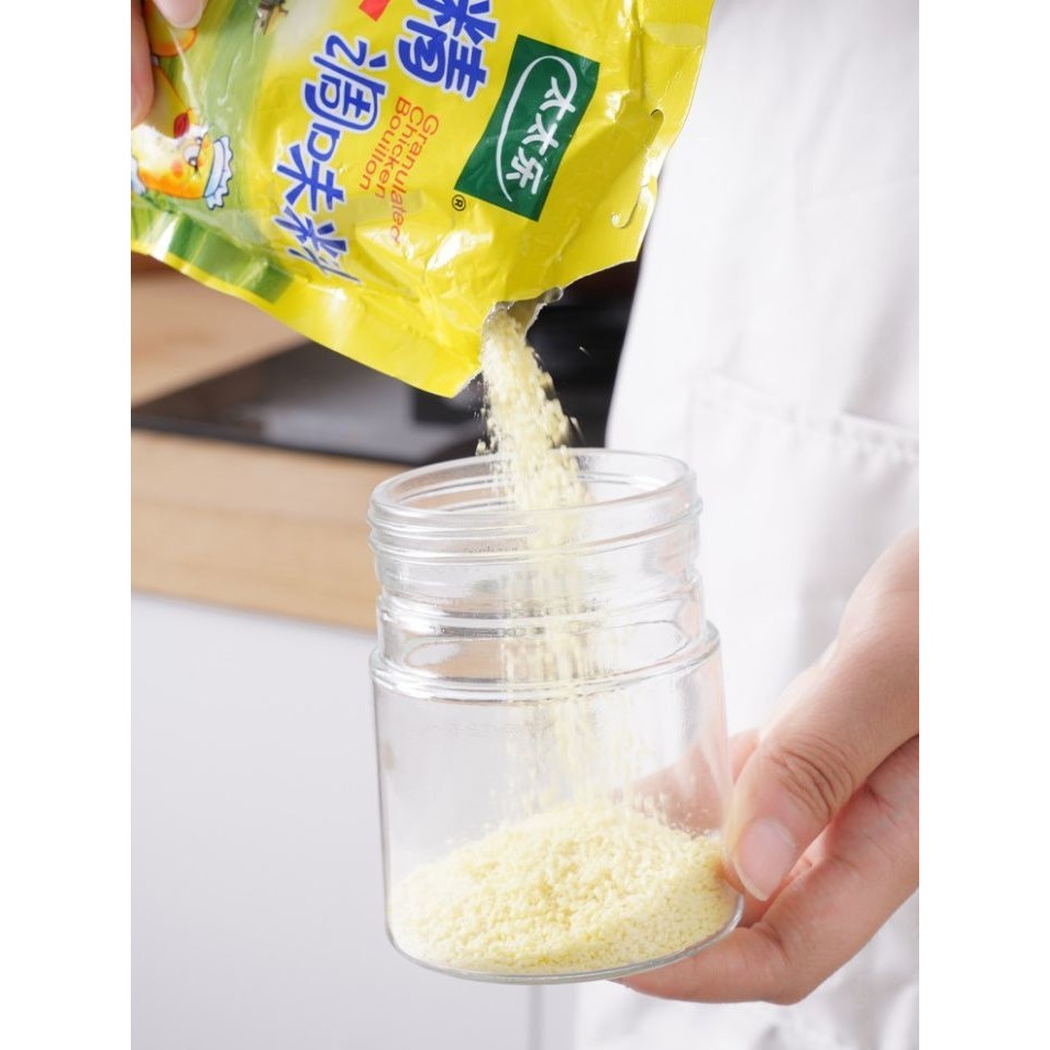 Recipient Condimente, Flippy, din Stilca, 180 ml, cu Maner si Lingurita, 10.6 x 7 x 7 cm, Capac Mat, Alb
