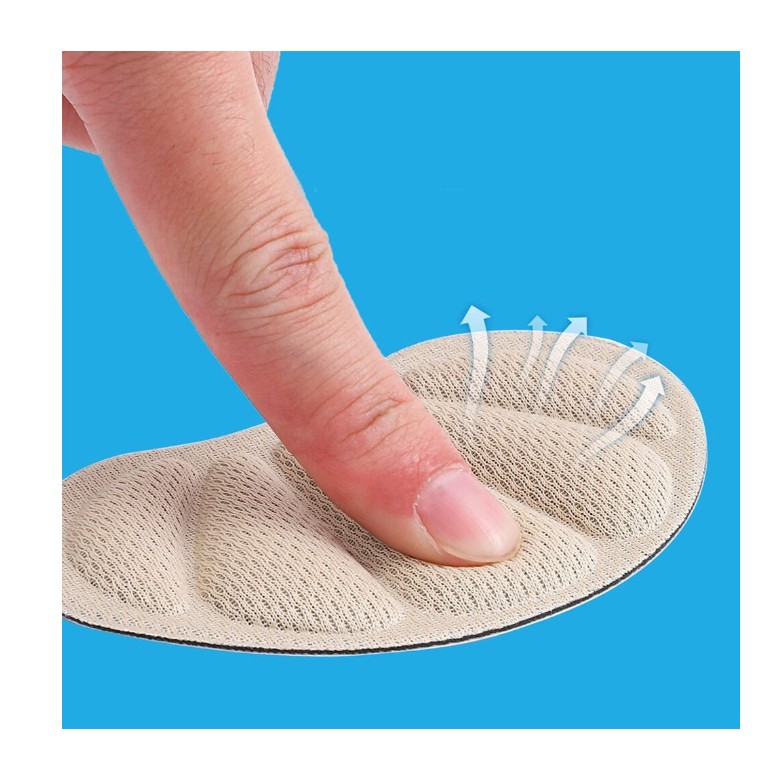 Branturi pentru Incaltaminte, Flippy, din Spuma, Universal, Protectie Calcai, Reglare Numar, 6 mm Grosime, Adeziv, Bej