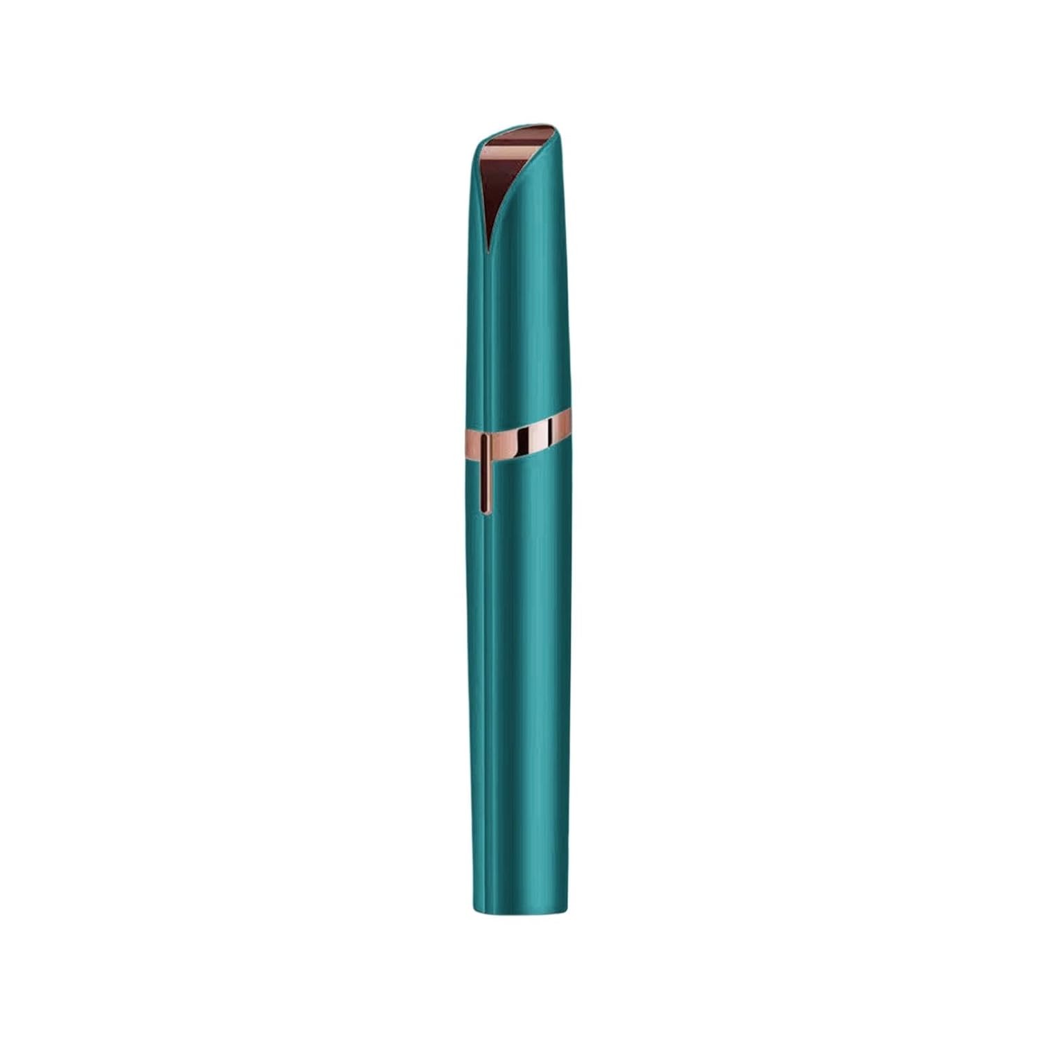 Trimmer Facial, Flippy, pentru Sprancene, Incarcare USB, 1.5 x 13 cm, din ABS, Verde