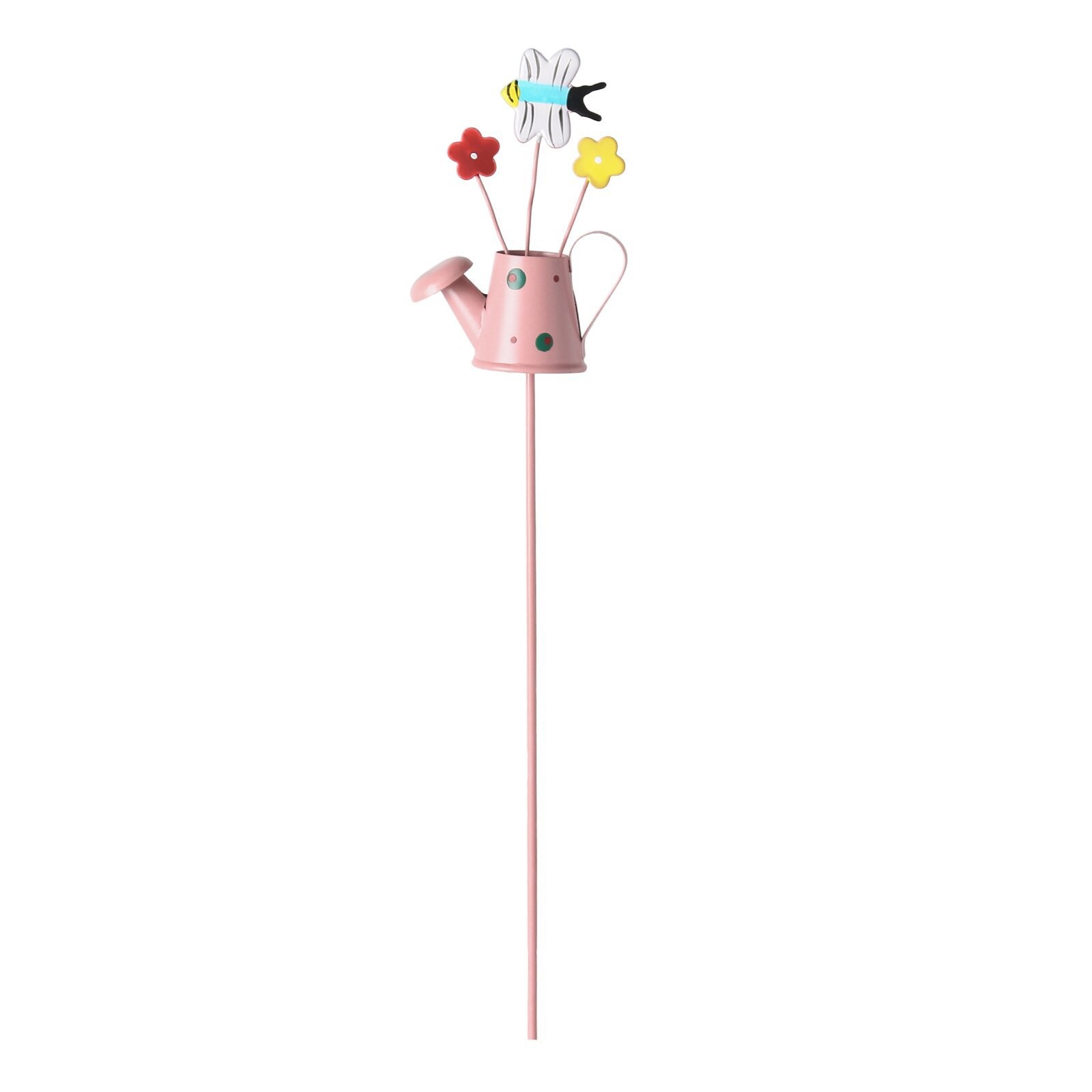 Set 3 Decoratiuni de Gradina, Flippy, Model Stropitoare, din Fier, 28 x 5 cm, Multicolor