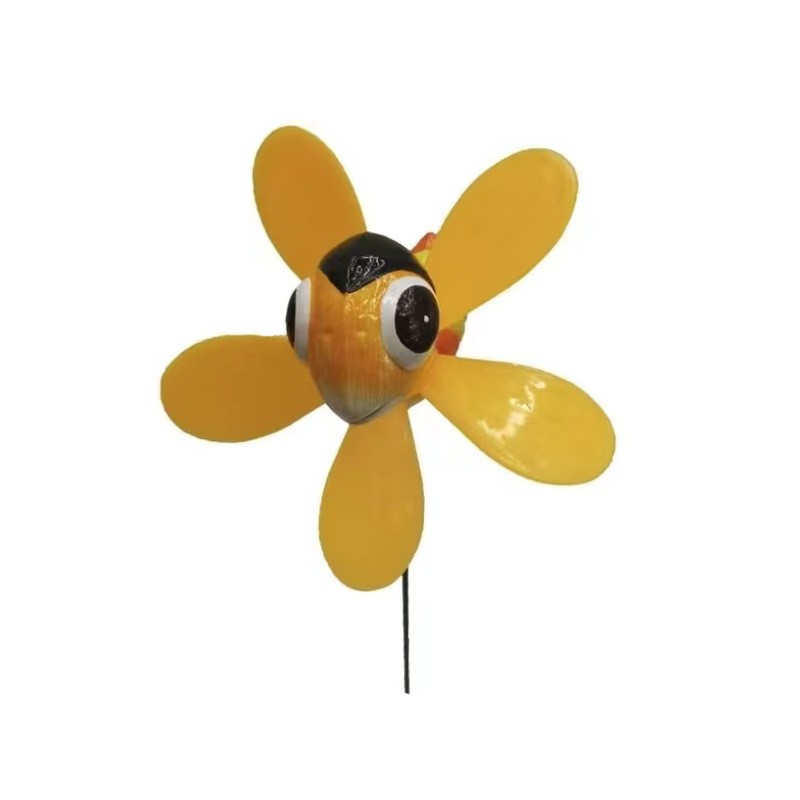 Set 4 Figurine, Decoratiuni de Gradina, Flippy, Tip Morisca de Vant, Model Insecte, 57 x 12 cm, Multicolor