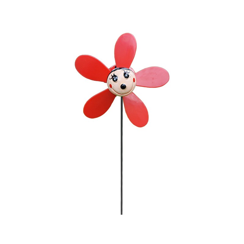Set 4 Figurine, Decoratiuni de Gradina, Flippy, Tip Morisca de Vant, Model Insecte, 57 x 12 cm, Multicolor