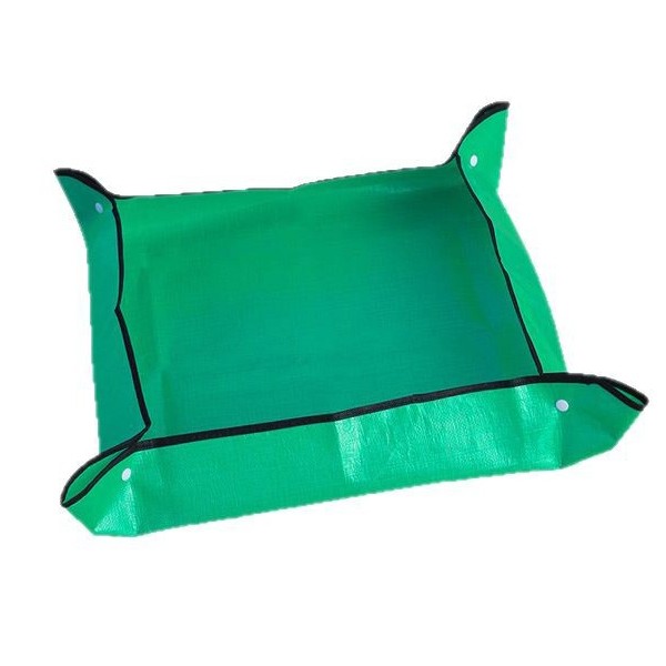Covoras de Gradinarit, Flippy, pentru Cultivarea Plantelor si Schimbarea Solului, din Panza Ingrosata, 50x50 cm, Pliabil, Verde