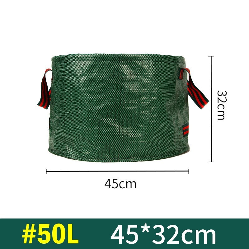 Sac de Colectare a Frunzelor, Flippy, Cos Sac pentru Gradina, Sac de Depozitare a Frunzelor, 45 x 32 cm, 50 l, Verde