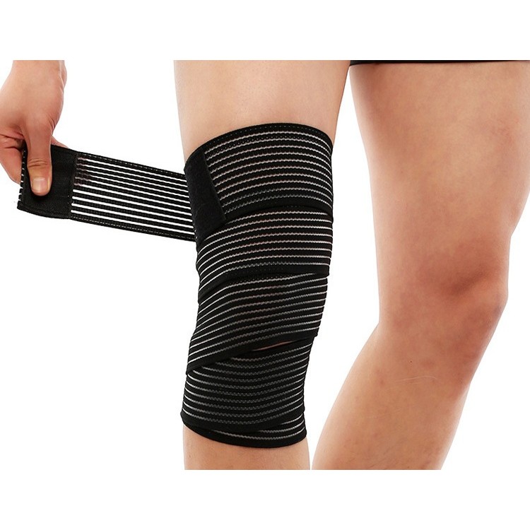 Orteza Elastica, Flippy, Pentru Picior/Mana, cu Prindere Velcro, 7.5 x 180 cm, din Nailon, Negru