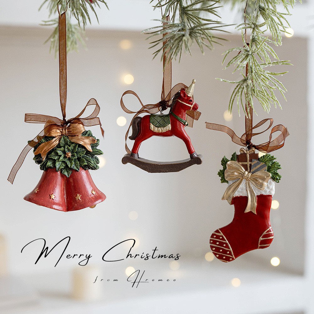 Decoratiune de Craciun, Flippy, pentru Brad, Model Soseta, 10 x 6 cm, din Rasina, Multicolor