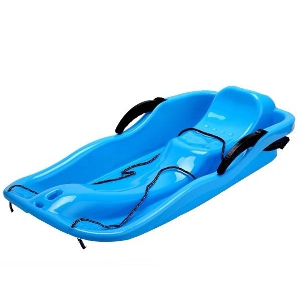 Sanie, Flippy, din Plastic, +3 Ani, 87 x 40 x 17.5 cm, cu Frana si Franghie, pentru Adulti si Copii, Albastru