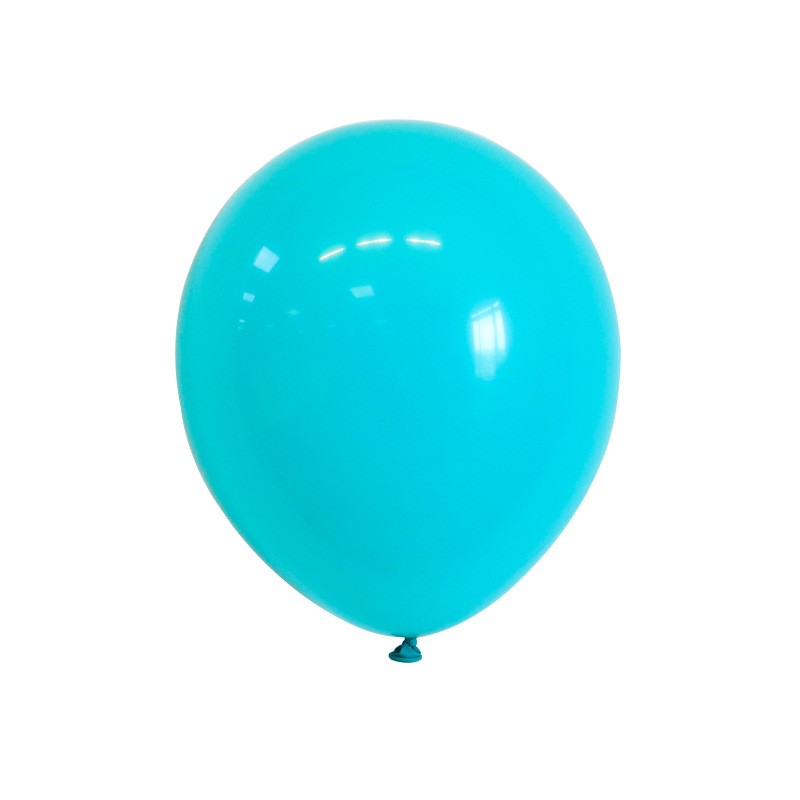 Set 12 Baloane, Flippy, din Latex Standard, 30 cm, Turcoaz