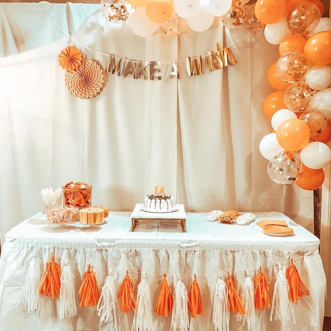 Set 12 Baloane, Flippy, din Latex Standard, 25 cm, Portocaliu