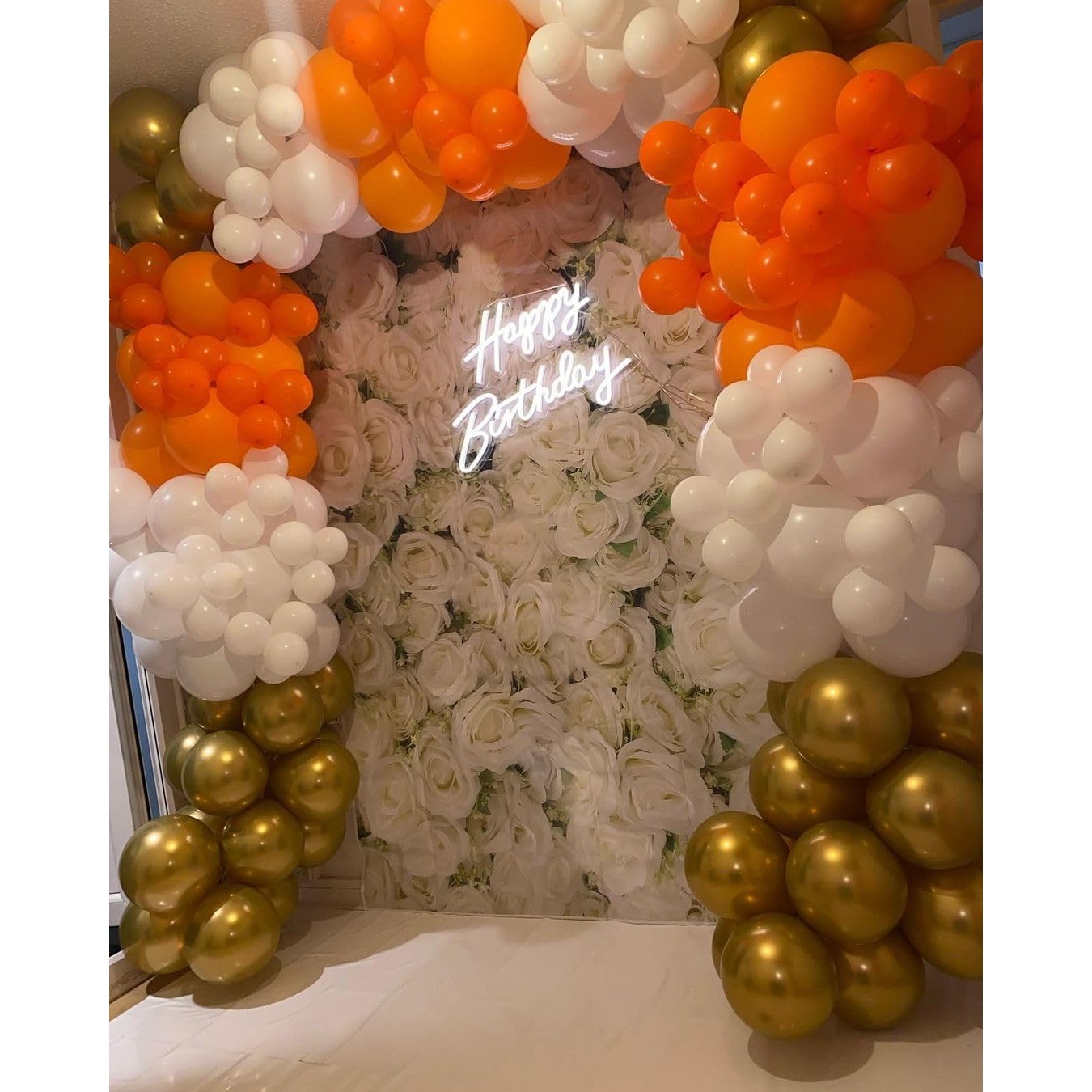 Set 12 Baloane, Flippy, din Latex Standard, 25 cm, Portocaliu