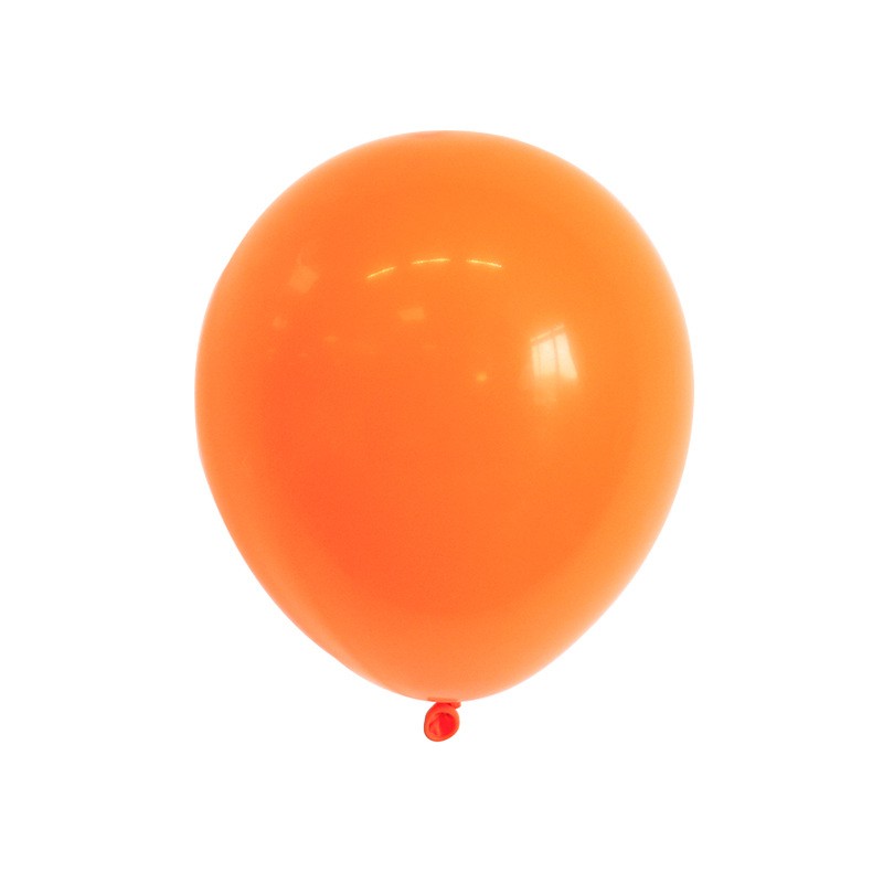 Set 12 Baloane, Flippy, din Latex Standard, 25 cm, Portocaliu