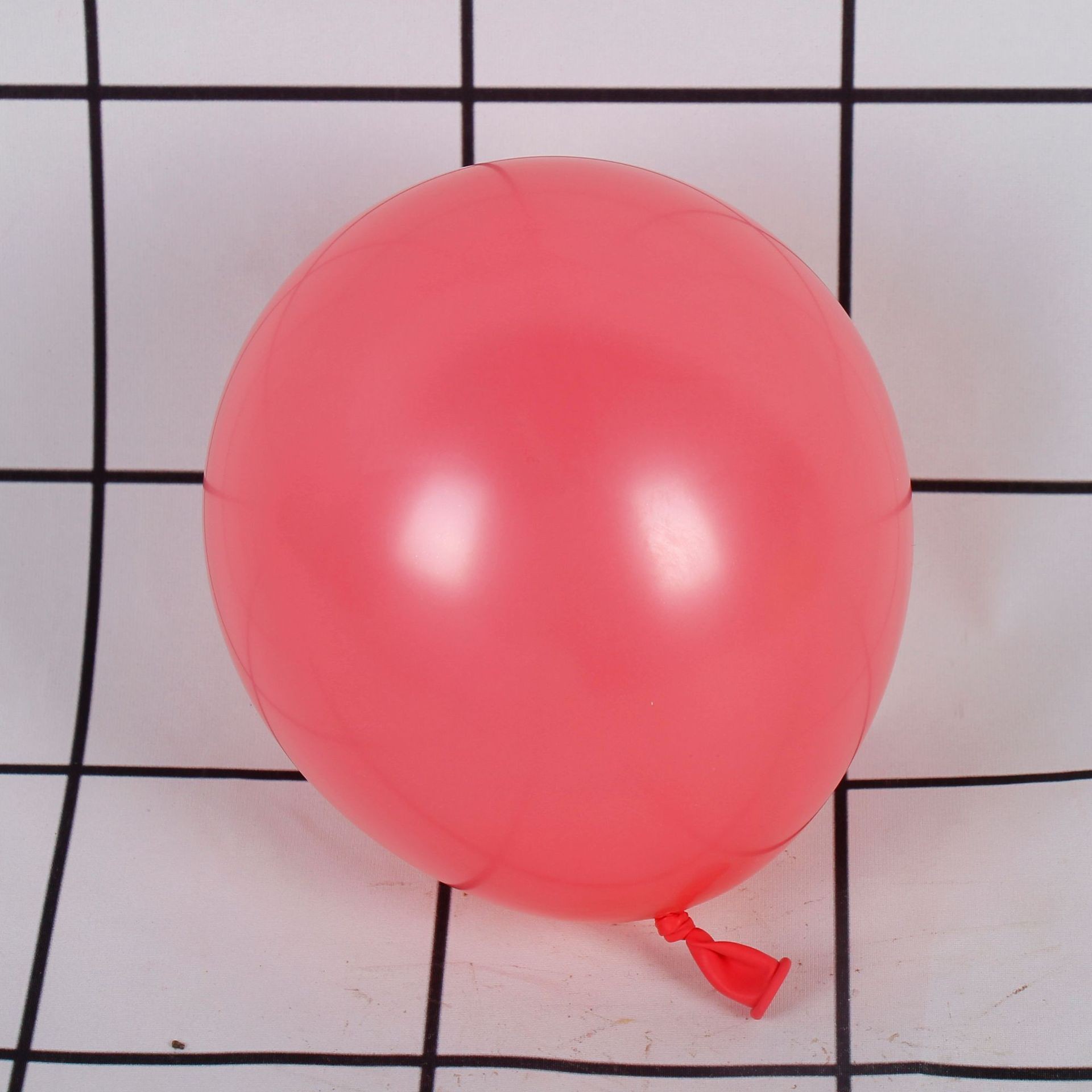 Set 12 Baloane, Flippy, din Latex Macaroon, 30 cm, Rosu