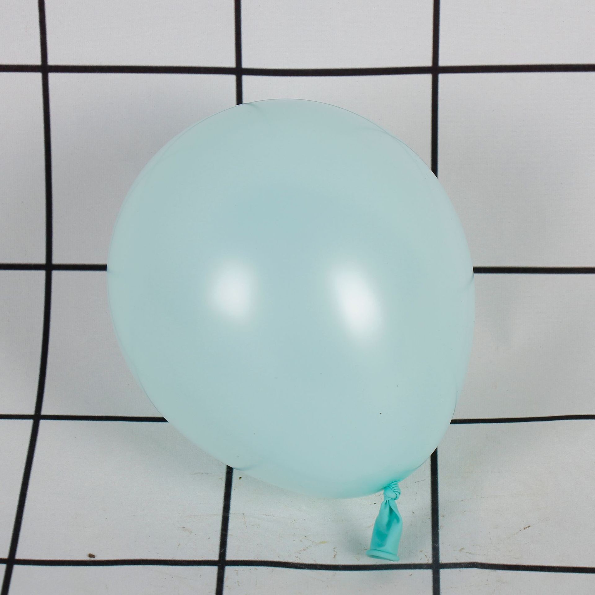 Set 12 Baloane, Flippy, din Latex Macaroon, 30 cm, Albastru