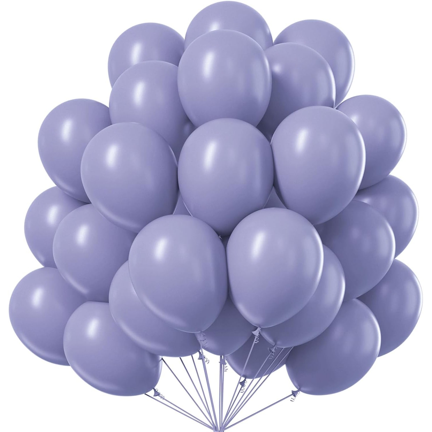 Set 12 Baloane, Flippy, din Latex Macaroon, 30 cm, Gri