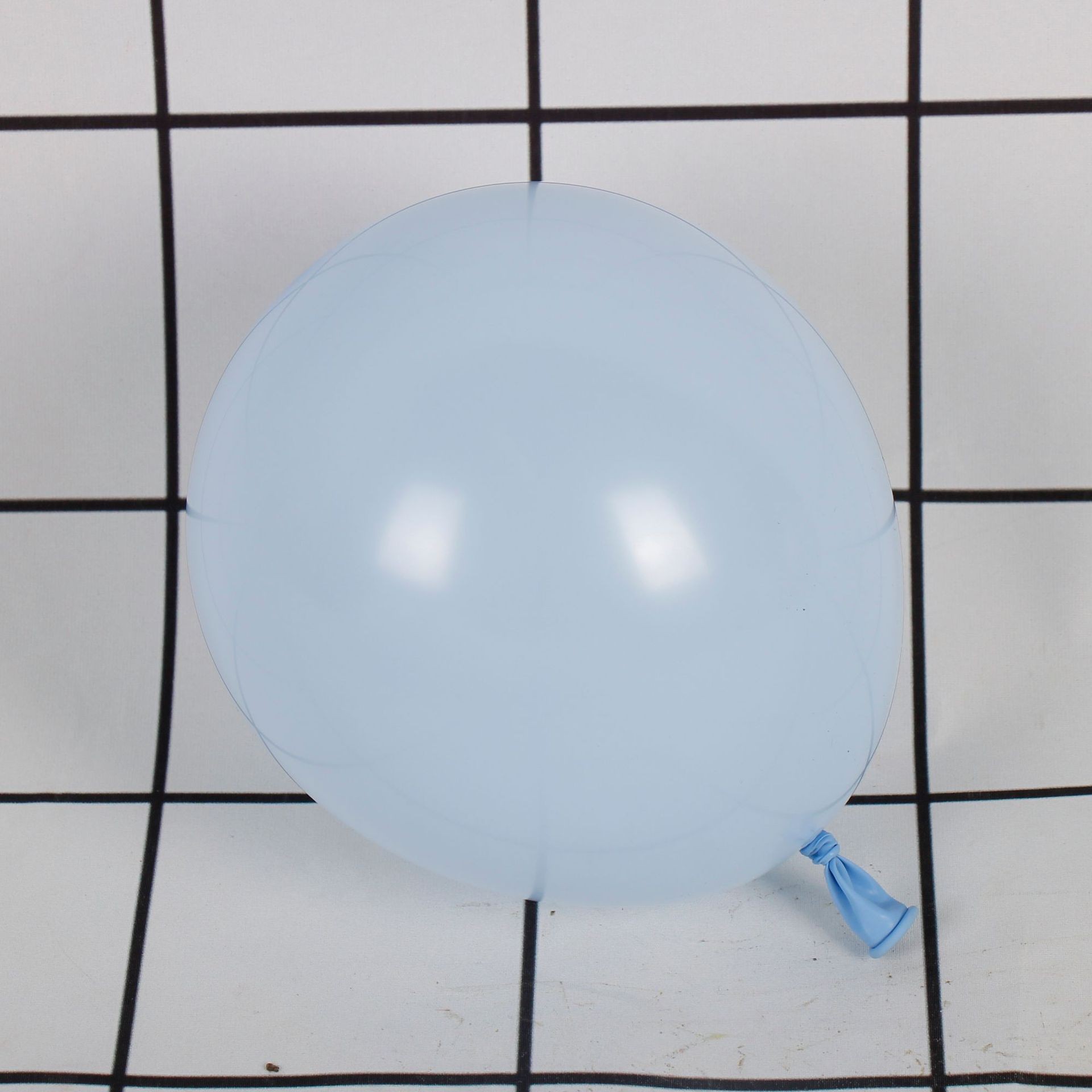 Set 12 Baloane, Flippy, din Latex Macaroon, 30 cm, Bleu