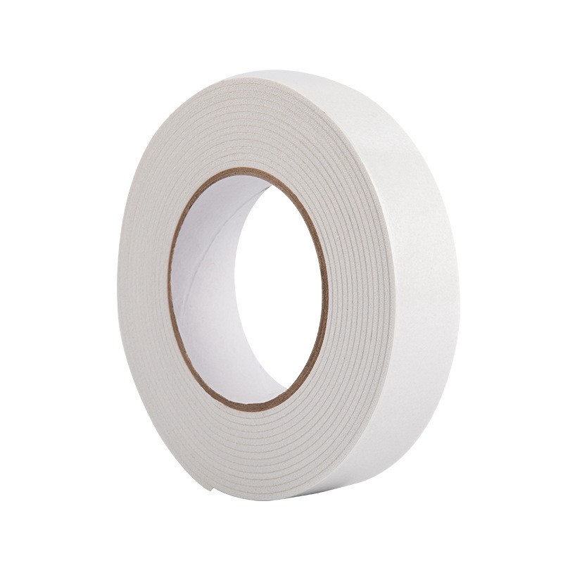 Banda Dubla Adeziva, Flippy, Banda Adeziva cu Burete, pentru Cadouri si Ambalaje, 3 m, Latime 2.5 cm, Alb