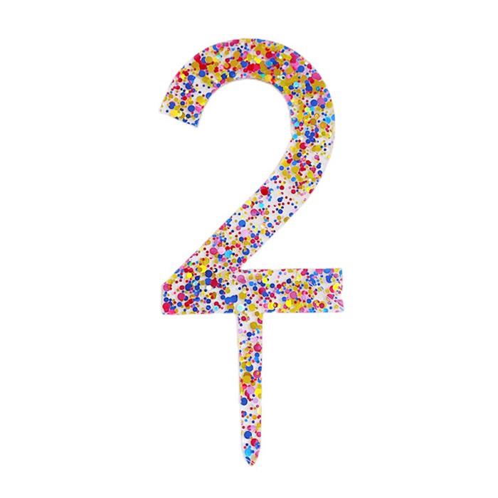 Decoratiune Topper pentru Tort, Flippy, din Acrilic cu Fulgi de Sclipici, Model Cifra 2, Inaltime 18.5 cm, Transparent Multicolor Decoratiune Topper pentru Tort, Flippy, din Acrilic cu Fulgi de Sclipici, Model Cifra 2, Inaltime 18.5 cm, Transparent Multicolor
