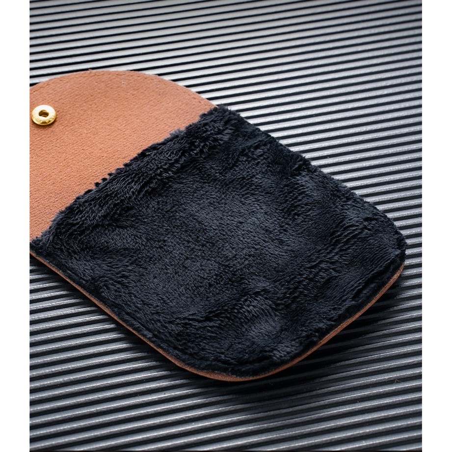 Manusa de Lustruit Pantofii, Flippy, din PVC, 18.2 x 12 x 10.8 cm, Imitatie de Lana, Maro