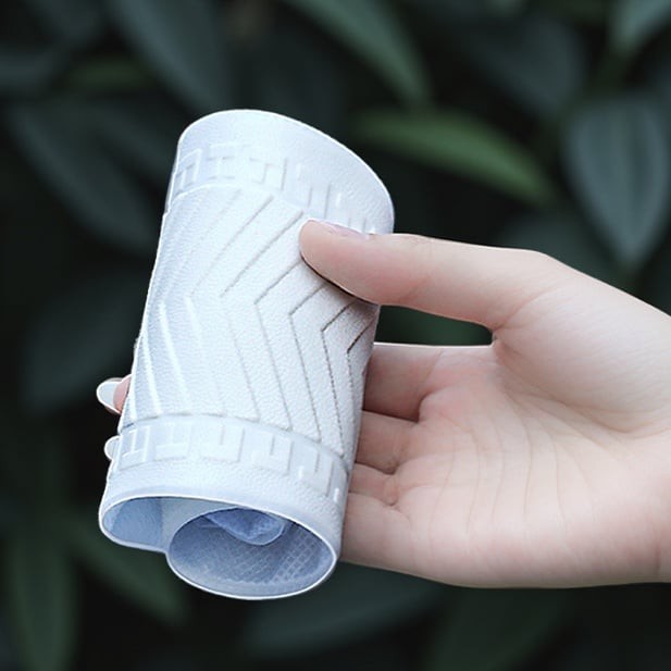 Protectie Incaltaminte pentru Ploaie si Noroi, Flippy, Impermeabila, Talpa Antiderapanta, cu Fermoar si Capsa, Inaltime 40 cm, Marime L 38-39, Alb