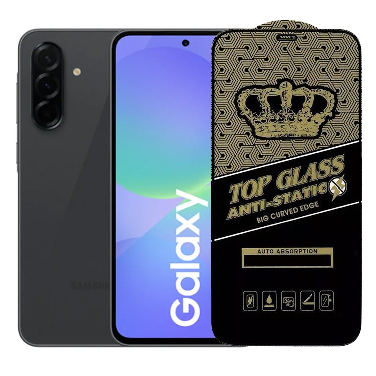 Folie Sticla Securizata pentru Samsung A36, Flippy, Sticla ESD Antistatic, Sticla de Protectie pentru Samsung Galaxy A36, Margini negre, Transparent
