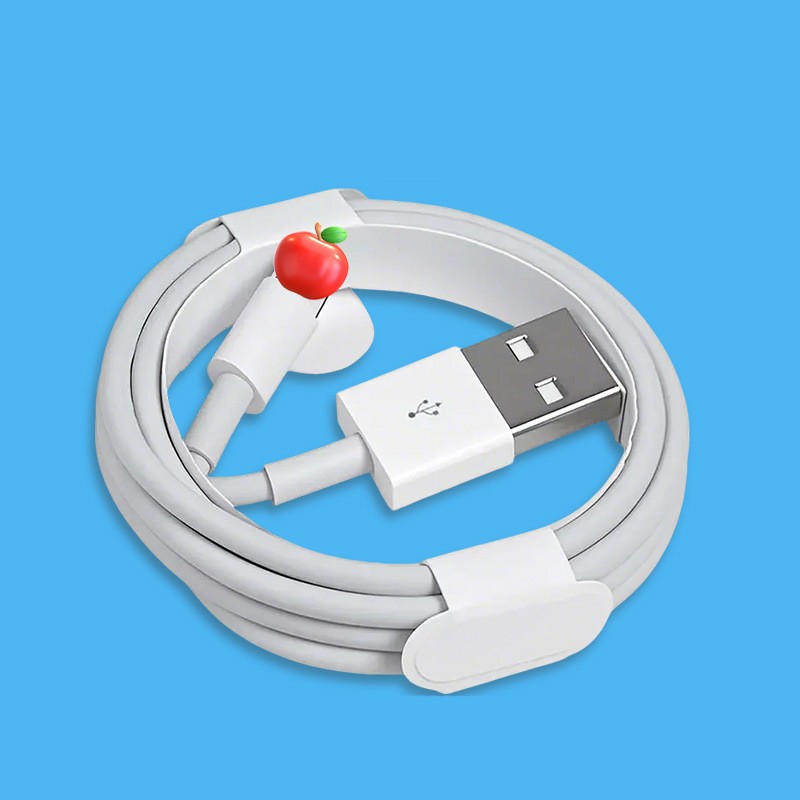 Cablu de Date Fast Charging, Flippy, port USB-B Compatibil cu iPhone cu porturi de tip Lightning, pentru Incarcare rapida 2A, Lungime 2M, Alb