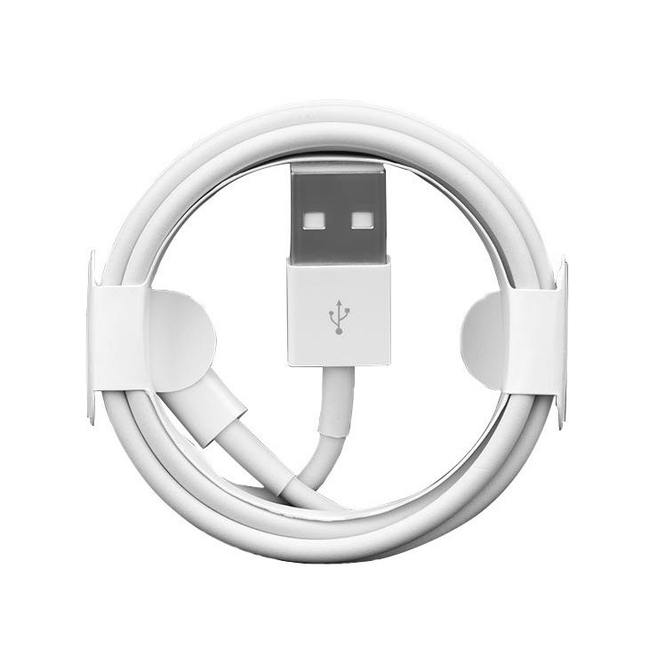Cablu de Date pentru Telefon, Flippy, port USB-A Compatibil cu iPhone cu porturi de tip Lightning, pentru Incarcare Rapida, Lungime 1M, Alb