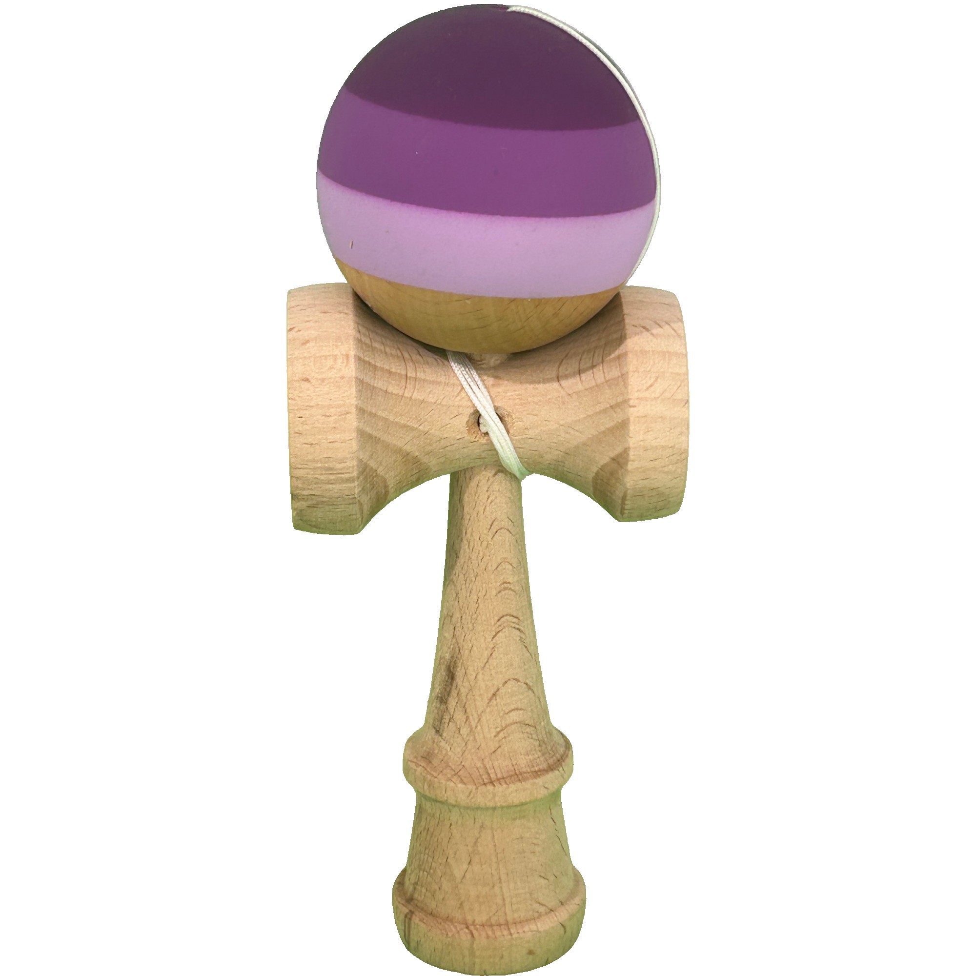Jucarie Interactiva Kendama Profesionala, Flippy, din Lemn, 18 x 7 x 6 cm, Joc de Indemanare pentru Copii si Adulti, Multicolor Purpuriu Mov Lila