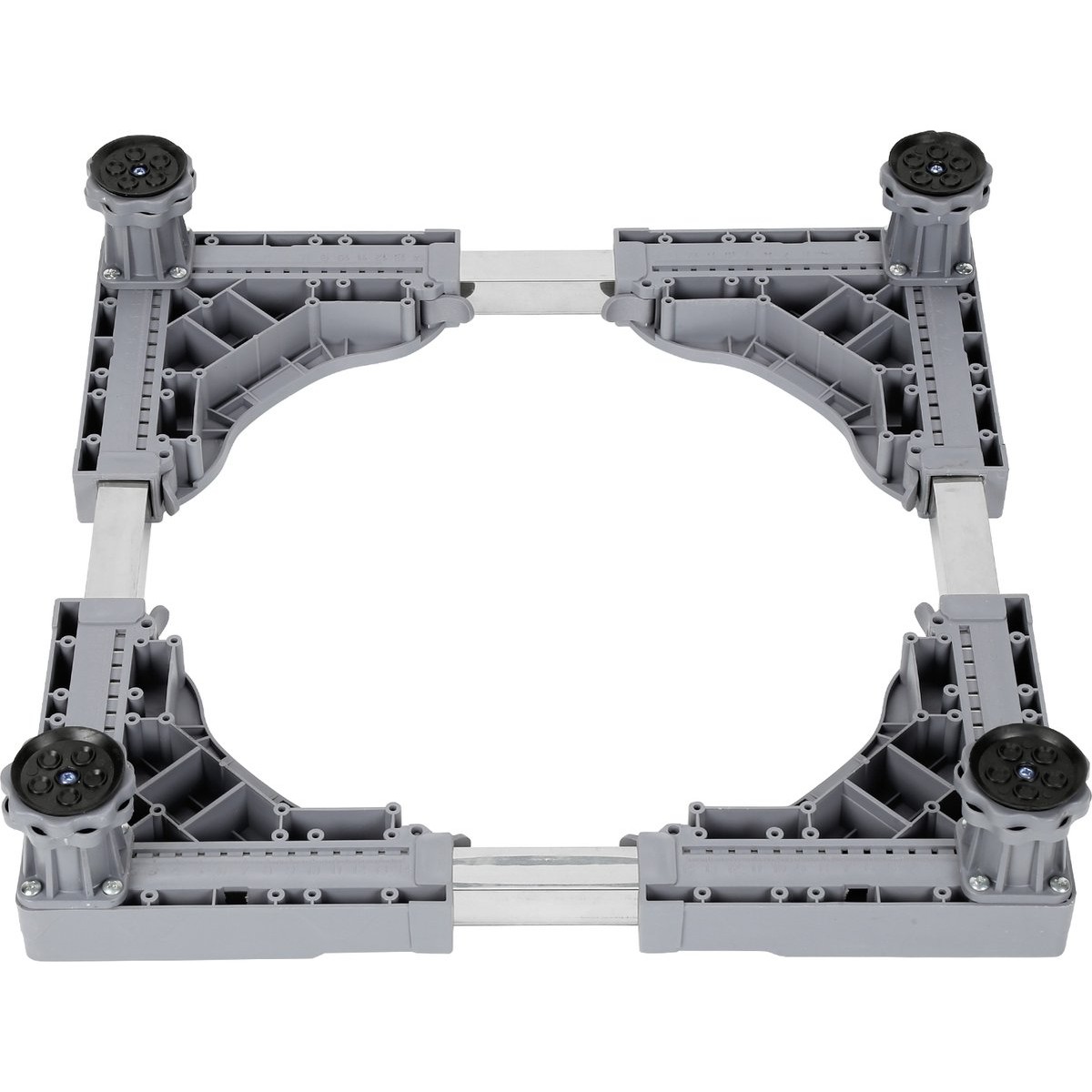 Suport Universal Reglabil, Flippy, pentru Frigider, Masina de Spalat, Uscator, Ajustabil, 4 Picioare, Antiderapant, Gri Suport Universal Reglabil, Flippy, pentru Frigider, Masina de Spalat, Uscator, Ajustabil, 4 Picioare, Antiderapant, Gri