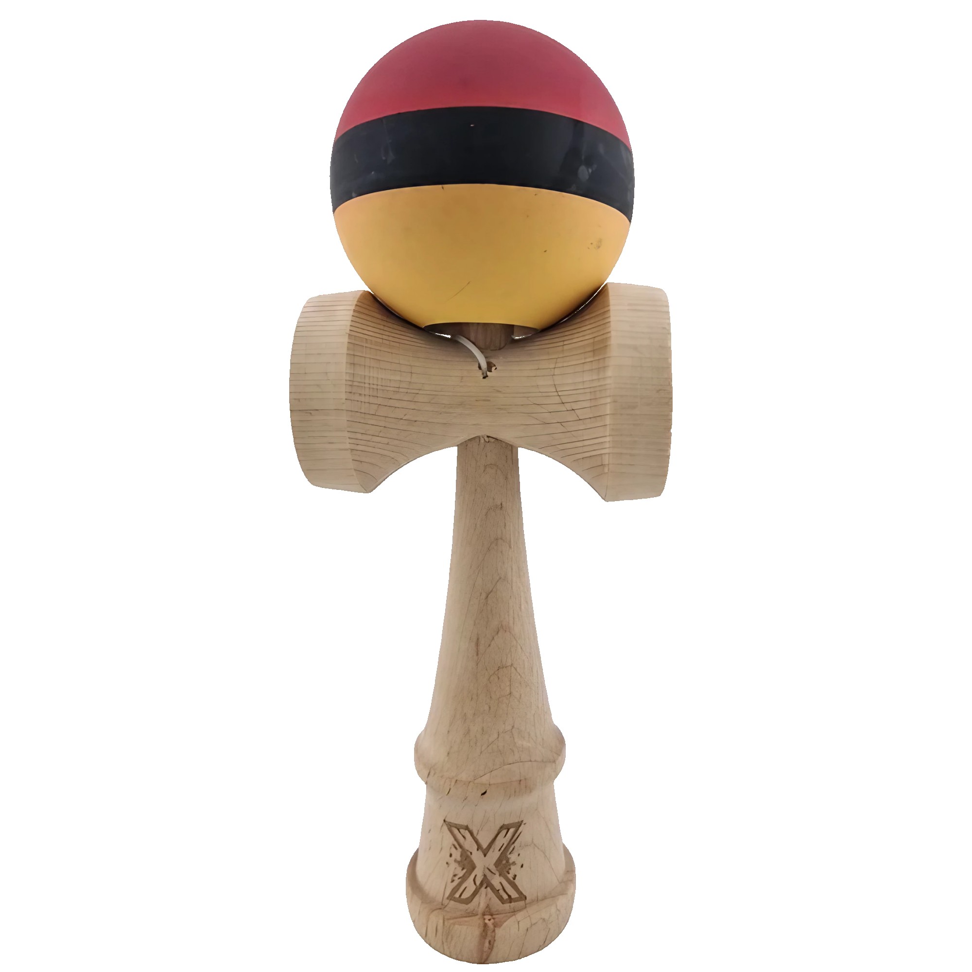 Jucarie Interactiva Kendama Profesionala, Flippy, din Lemn, 18 cm, Joc de Indemanare pentru Copii si Adulti, Multicolor Rosu Negru Galben Jucarie Interactiva Kendama Profesionala, Flippy, din Lemn, 18 cm, Joc de Indemanare pentru Copii si Adulti, Multicolor Rosu Negru Galben