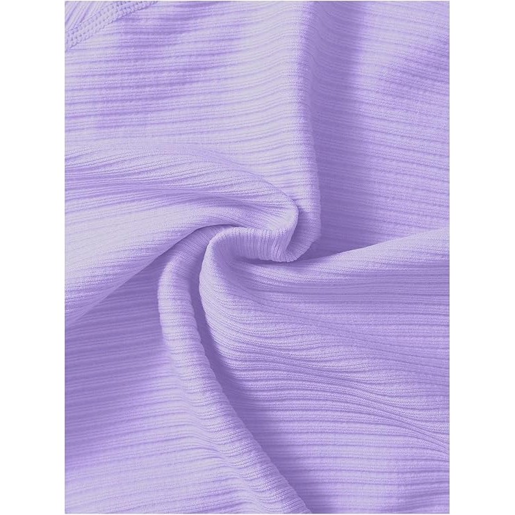 Costum pentru Fitness/Yoga, Flippy, pentru Femei, Material Elastic, Spandex, Talie Inalta, Mov, Marime S