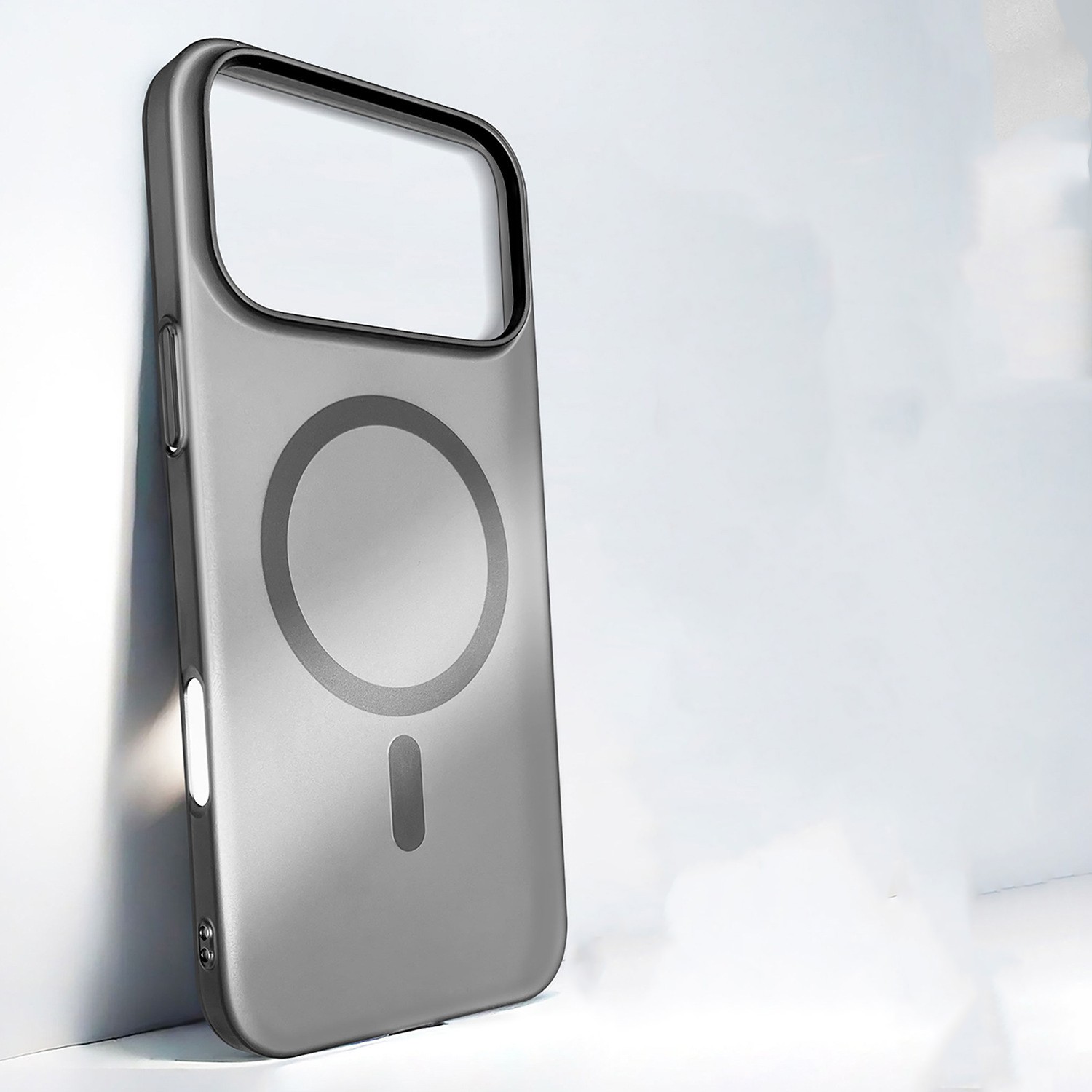 Husa de Protectie compatibila Apple iPhone 17, Flippy, Magnetica Ultra-subtire, Anti-alunecare, Protectie PC, Rezistenta la Zgirieturi, Negru