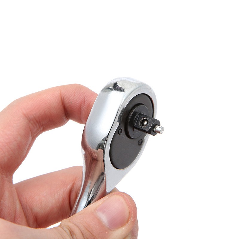 Trusa Chei Tubulare, Set 53 de Piese, Flippy, Surubelnita, Clichet, Tubulare, Imbus, Prelungitor, 27 x 20 x 5 cm, 1.7 kg, Cutie Verde