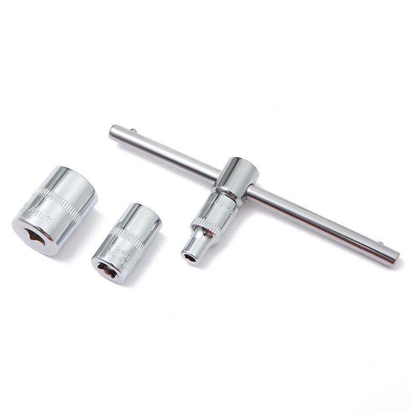 Trusa Chei Tubulare, Set 53 de Piese, Flippy, Surubelnita, Clichet, Tubulare, Imbus, Prelungitor, 27 x 20 x 5.5 cm, 1.5 kg, Cutie Rosu