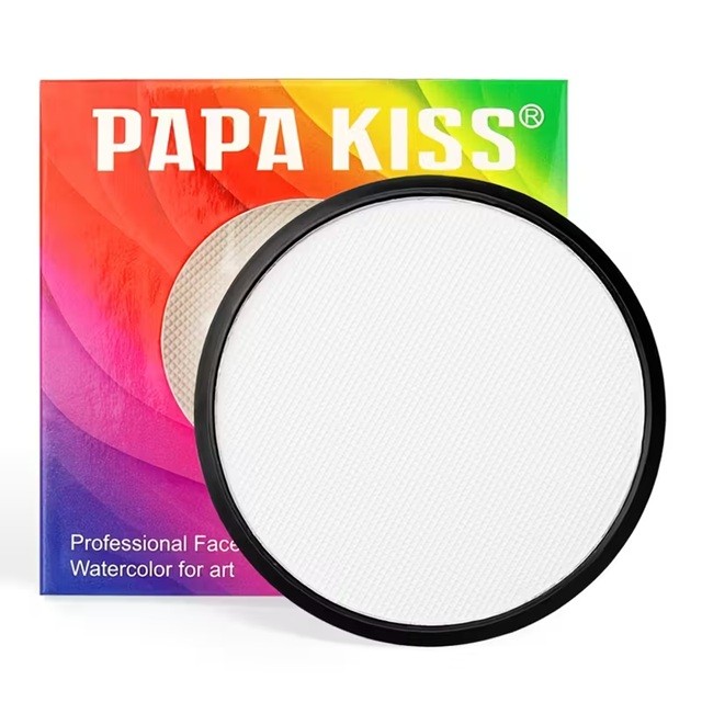 Vopsea pentru Fata si Corp, Flippy, cu Pigment Fosforescent, 30 g, Activare cu Apa, Alb