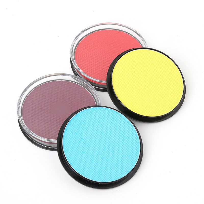 Vopsea pentru Fata si Corp, Flippy, cu Pigment Fosforescent, 30 g, Activare cu Apa, Visiniu