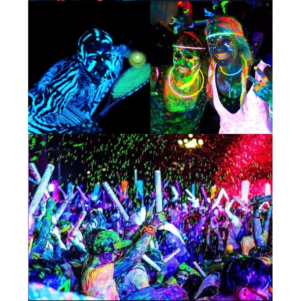 Vopsea pentru Fata si Corp, Flippy, cu Pigment Fosforescent UV, 15 ml, Portocaliu