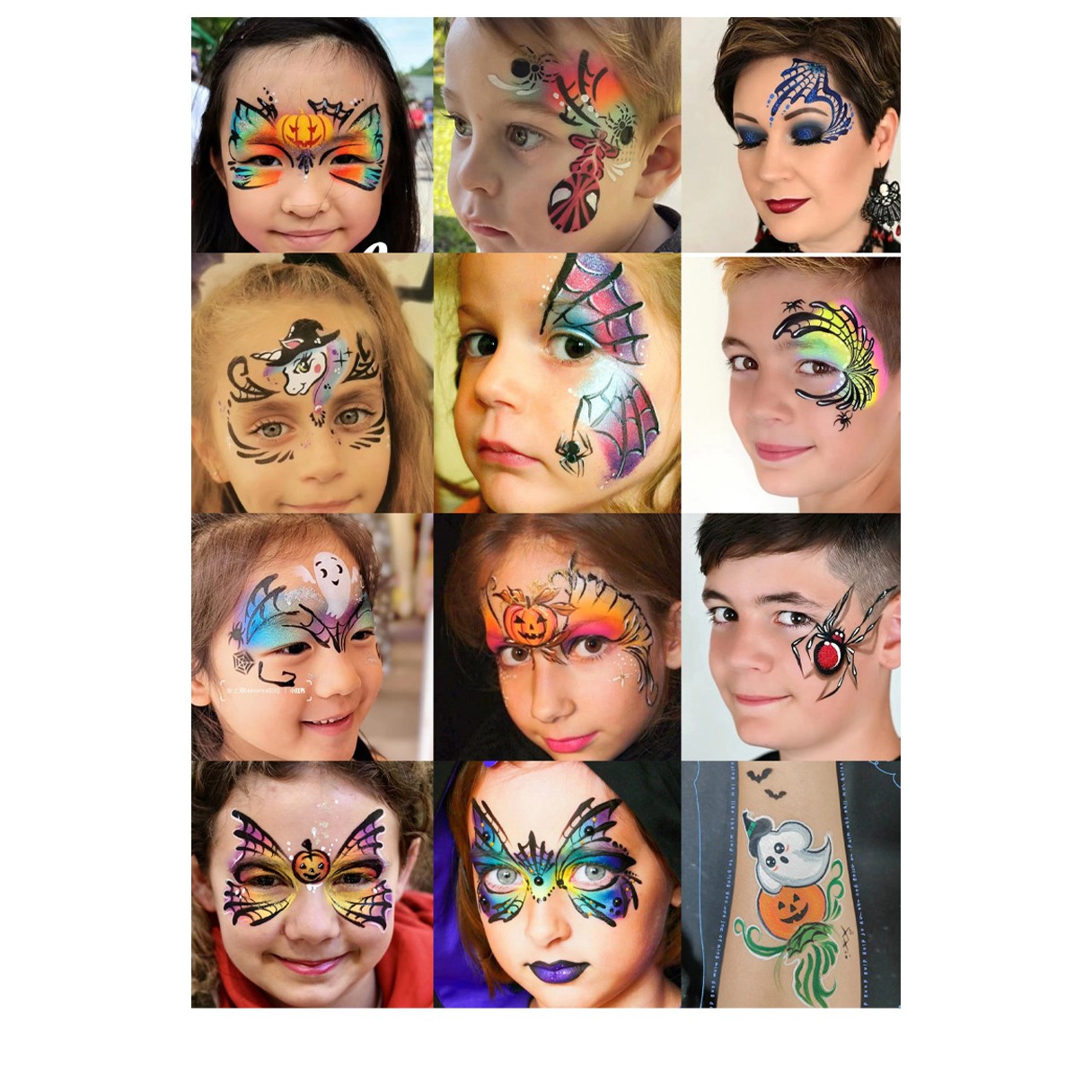 Vopsea pentru Fata/Corp, Flippy, pe Baza de Ulei, 10g, 2.8 x 3.1 cm, Negru