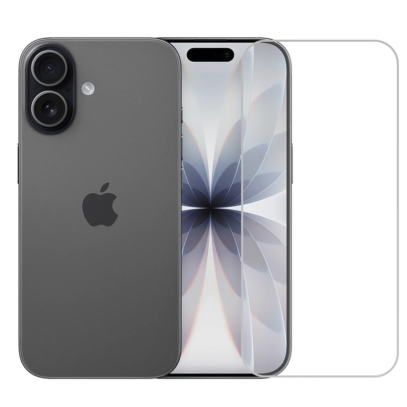 Folie de Protectie pentru Apple iPhone 17, Flippy, Sticla Securizata 3D, High Definition pentru Ecran complet, Anti Zgirieturi, Anti bule, Transparenta
